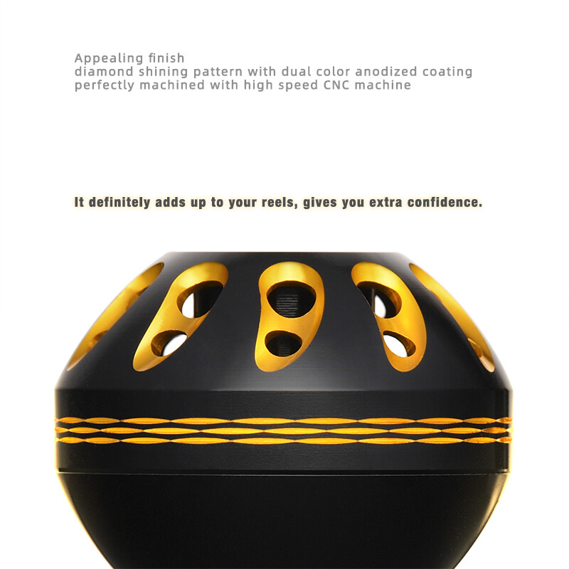 Gomexus Power Knob 45mm For Shimano Stradic FJ 4000-8000 Daiwa Penn No Shaft