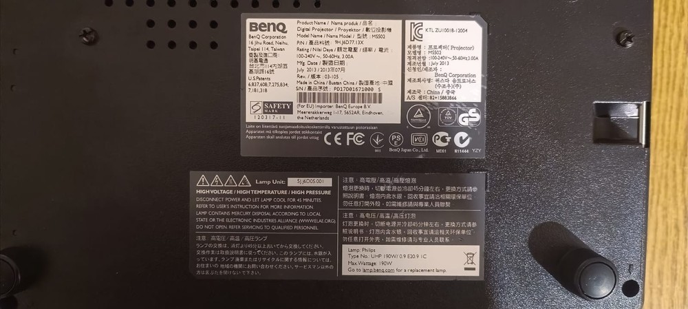 BenQ DLP MS502 Projector - High Definition