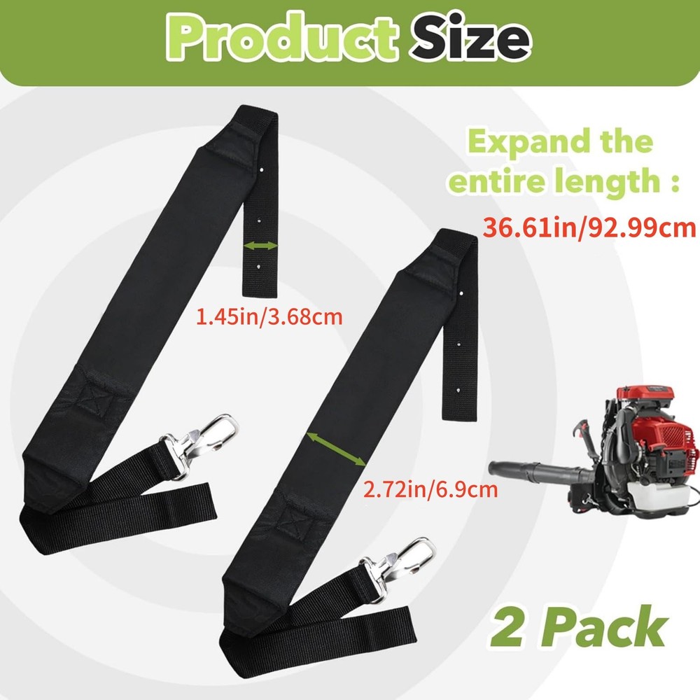 2 Pack Replacement Shoulder Strap For RedMax EBZ6500 EBZ7500 EBZ8500 Blower