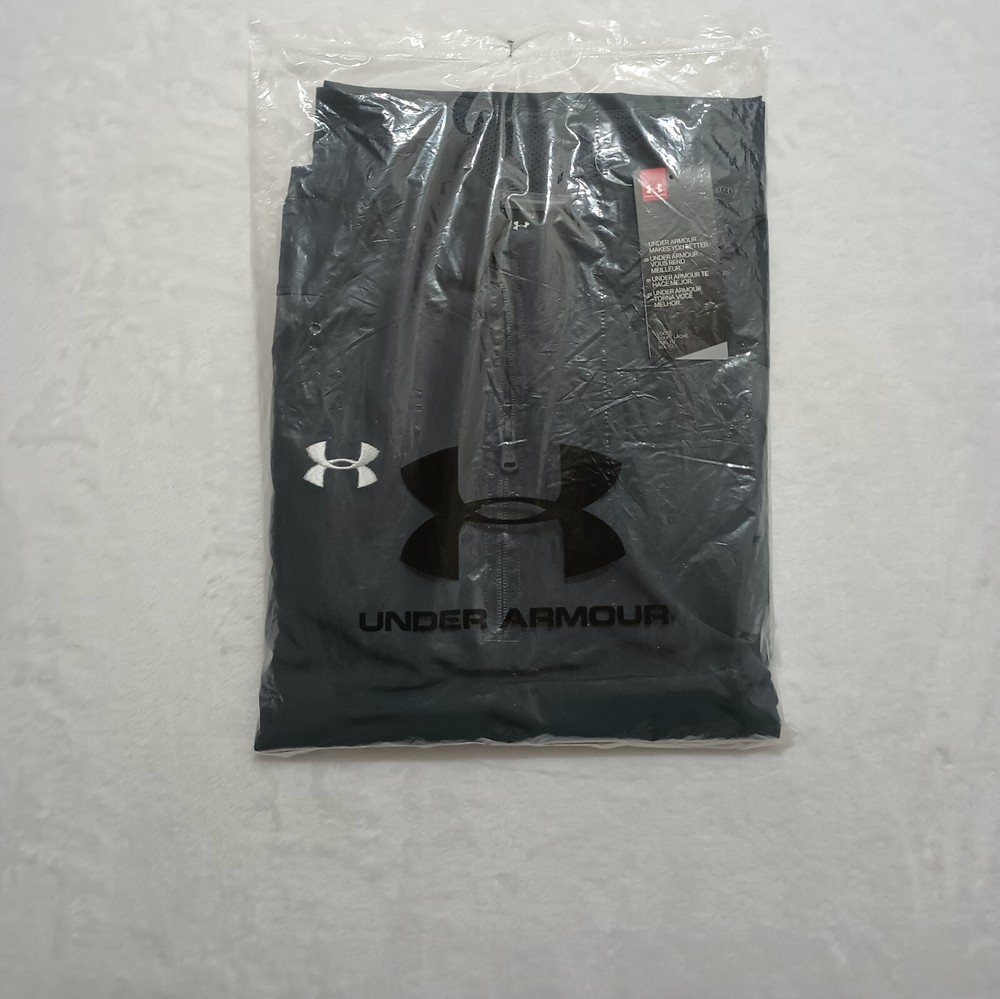 New Under Armour ¼ Zip Coach's Pullover Small Storm Tech Men's Squad Grey