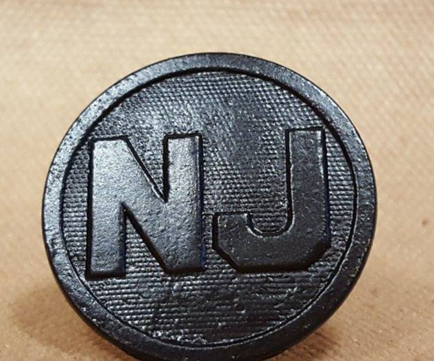 WWI New Jersey Collar Disk
