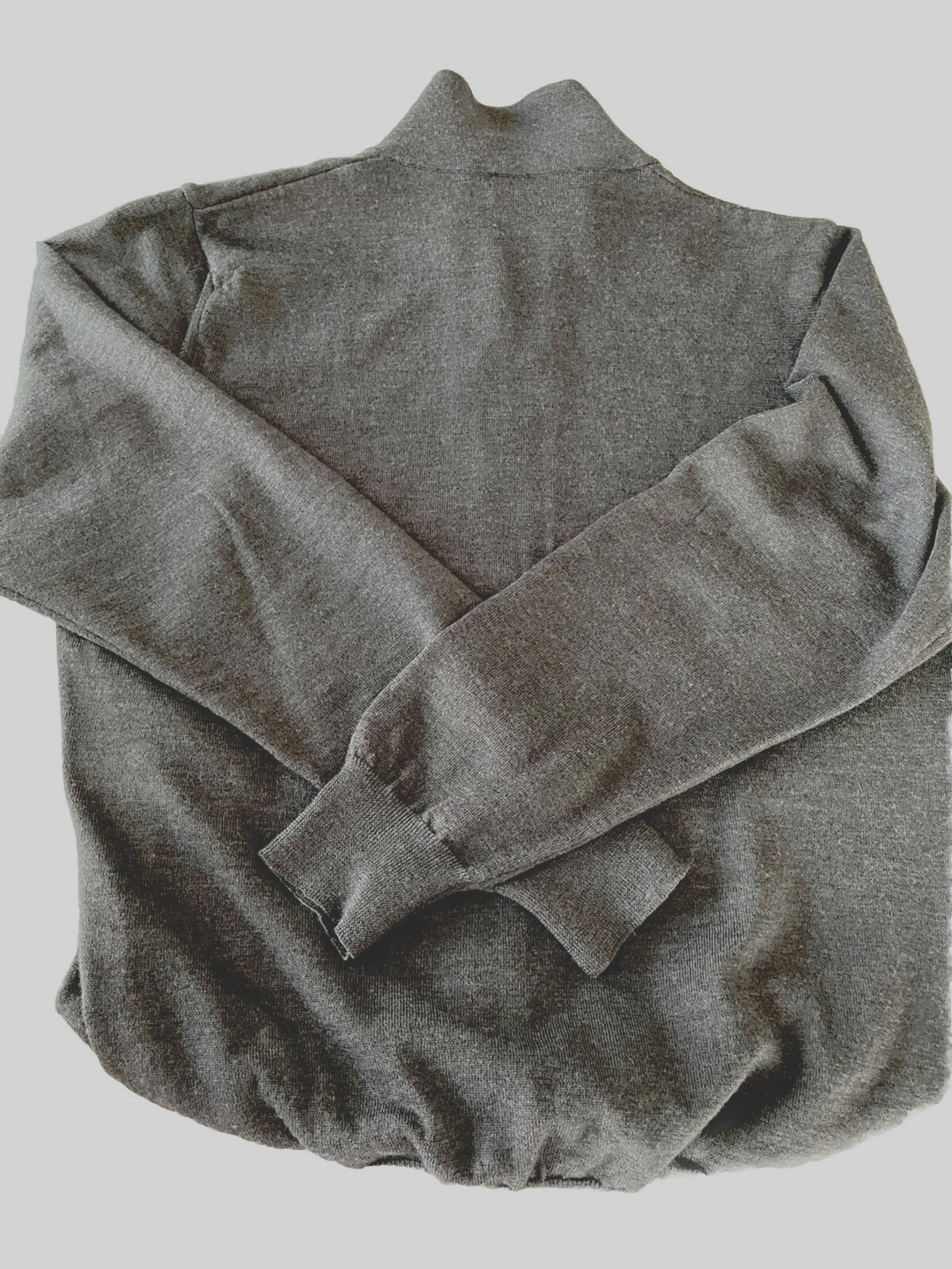 Neiman Marcus Men's 100% Wool Full-Zip Jacket Sweater