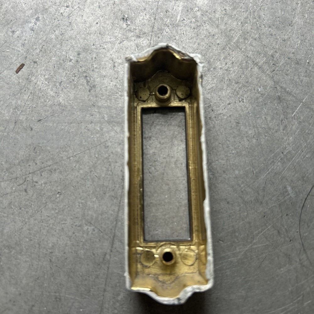 Vintage Solid Brass Doorbell Cover
