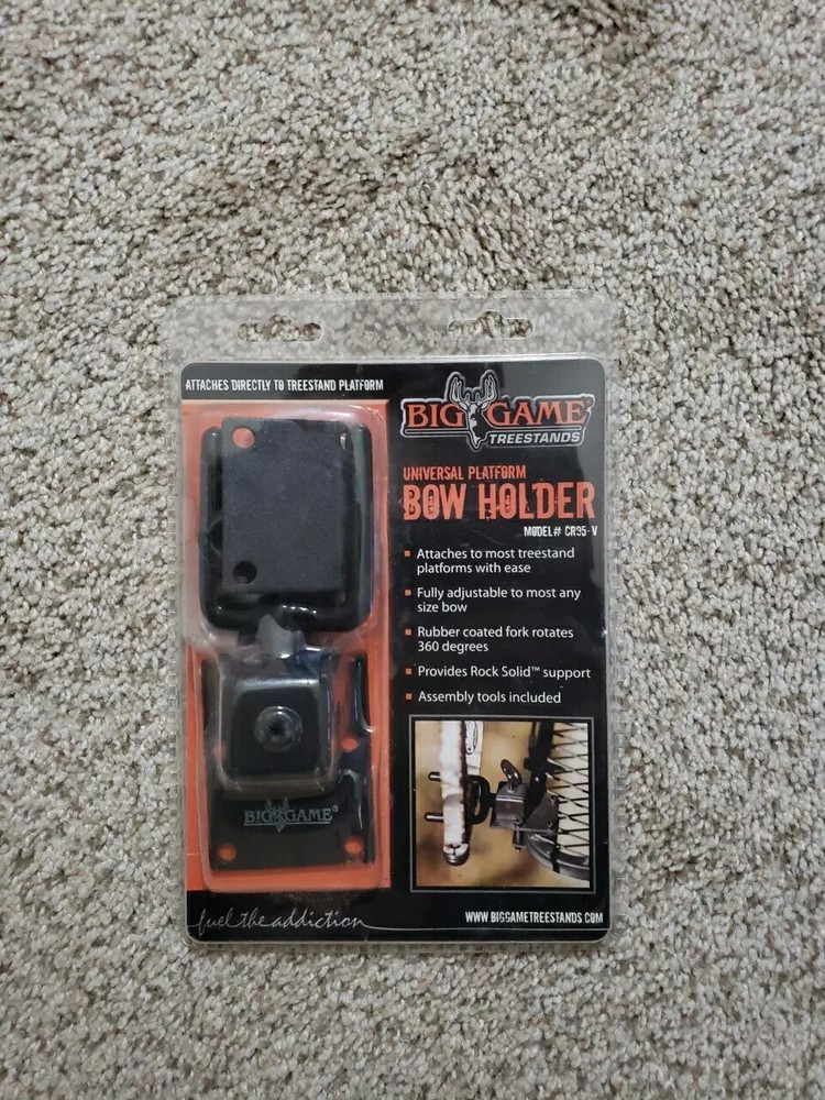 Big Game CR95-V Universal Tree Stand Platform Bow Holder Fully Adjustable NEW