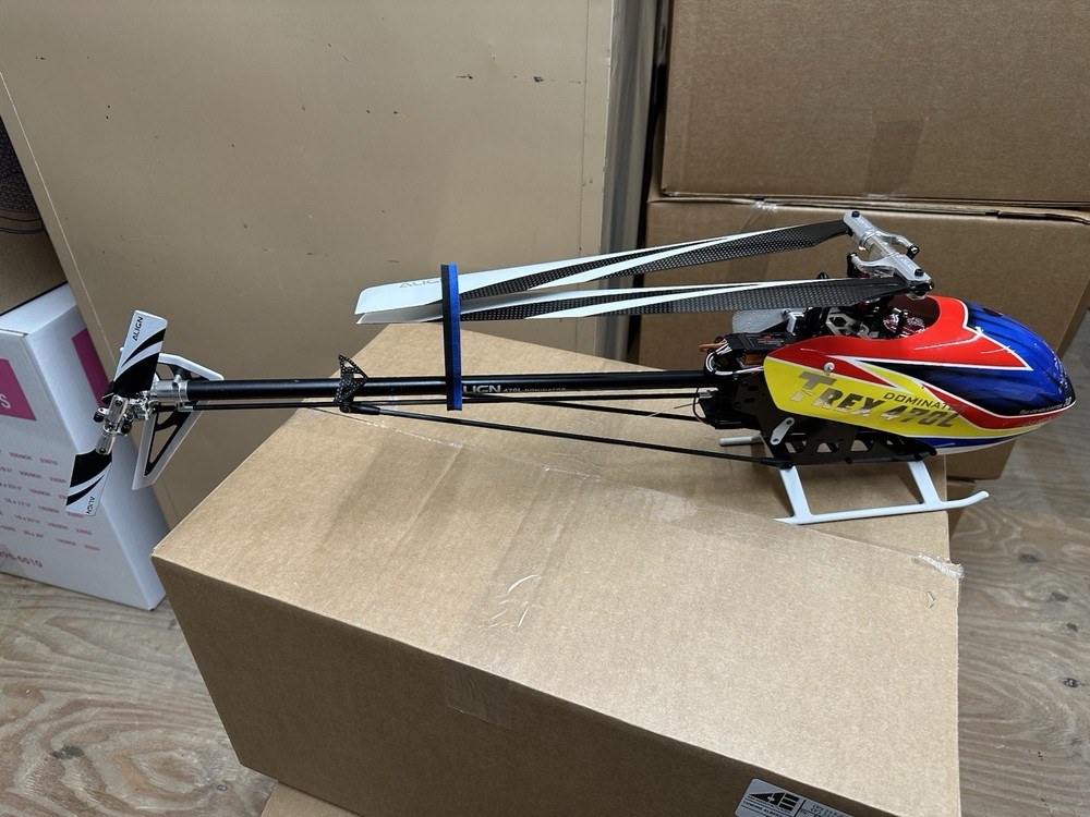 Align T-REX 470L Dominator With Spektrum Flight Controller! Mint condition!!!