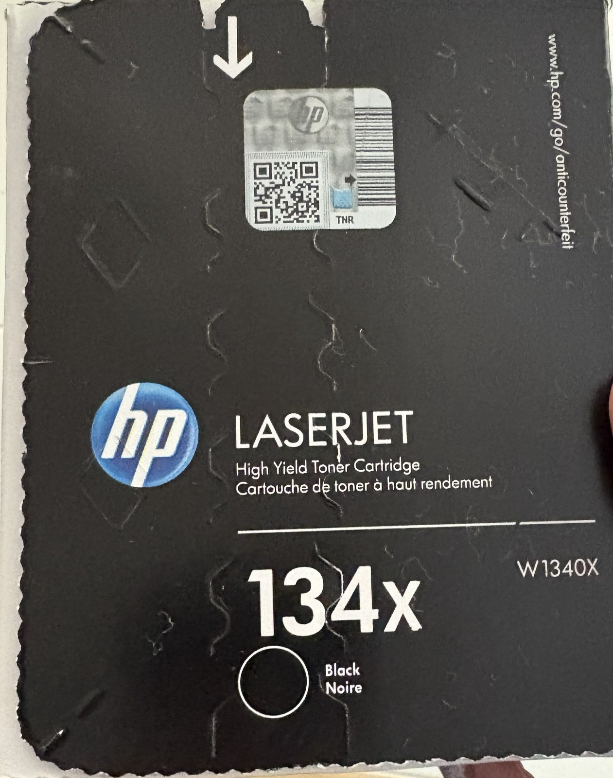 New HP 134X W1340X High Yield LaserJet Toner Cartridge - SEALED Box