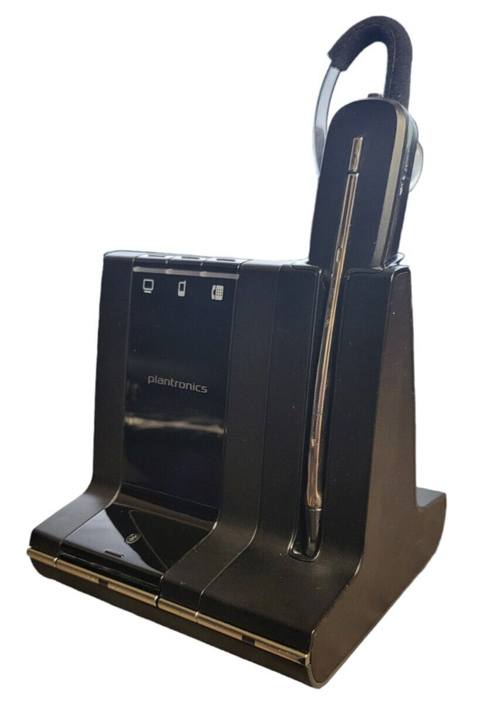 Plantronics W02 Wireless Headset System - TESTED w/ CHARGING BASE!!