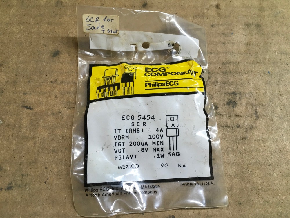 Philips ECG 5454 Electrical Component Resistor / Transistor