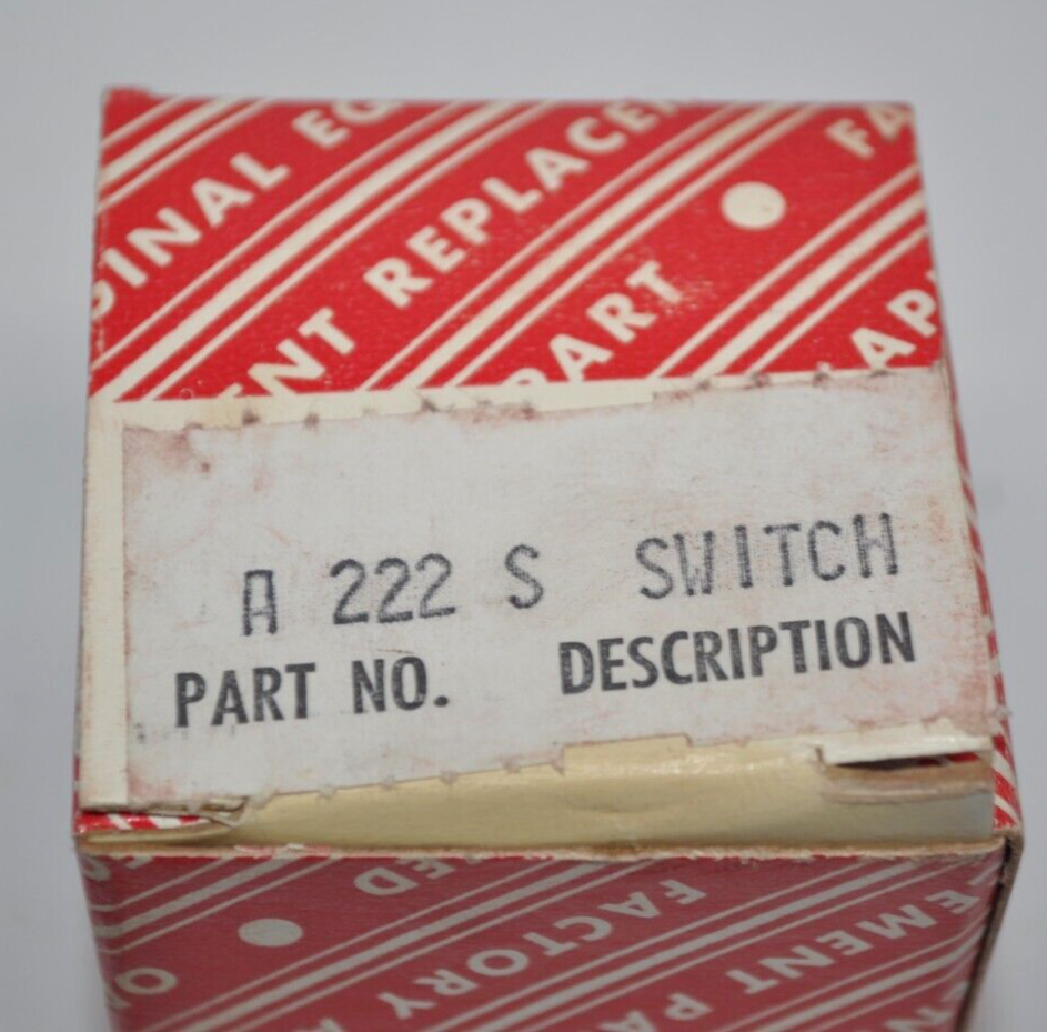 NOS Vintage Ark-Les ArcLes Rotary Power On/Off Switch 4A 125VAC / 2A 250VAC