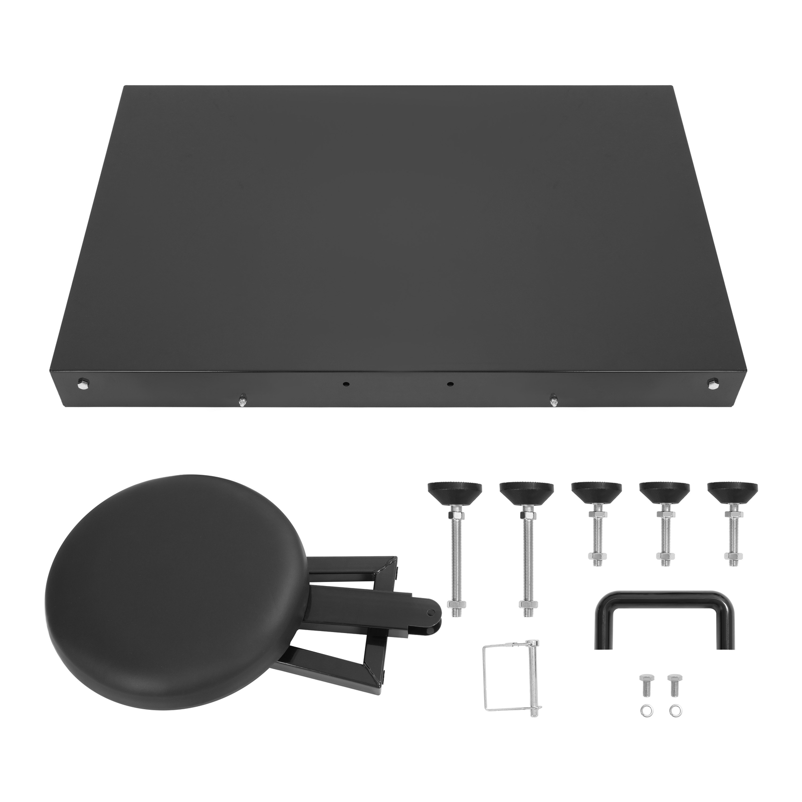 Outdoor Long Range Adjustable Shooting Table Portable Heavy Duty w/ Padded Seat