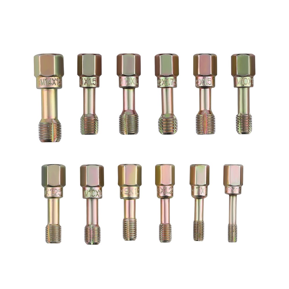 56x Thread Restorer Kit, Rethread Repair Tools UNC UNF & MetricThread Chaser Set