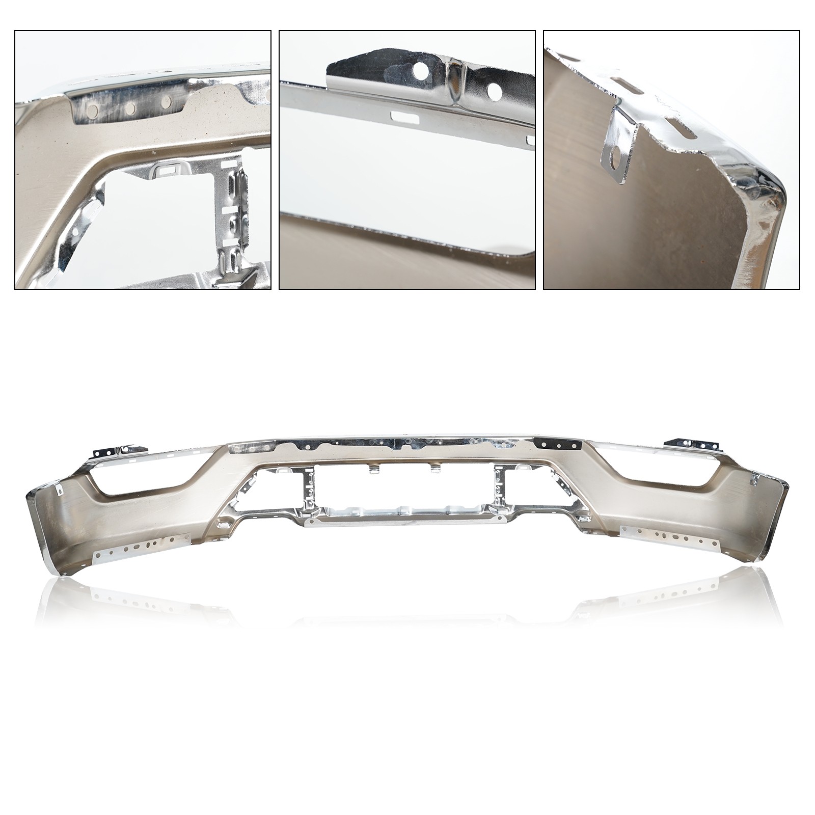 Front Bumper Assembly Kit w/Fog Light For 2021-2023 Ford F-150 w/Bracket 13pcs