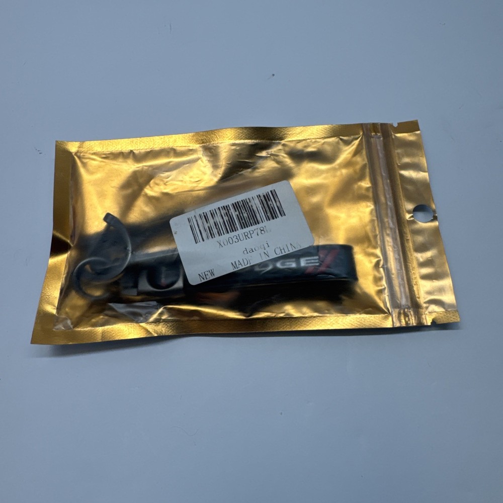 Generic Dodge Leather Keychain Key Fob.