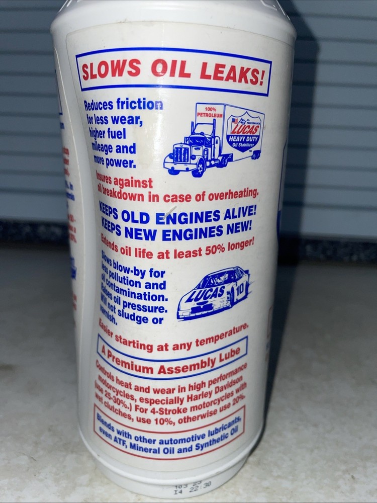 *Lucas Heavy Duty Oil Stabilizer