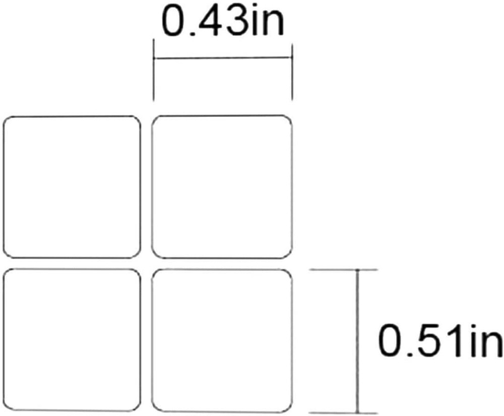 2 PCS Arabic keyboard stickers Waterproof Replacement Computer Laptop Orange