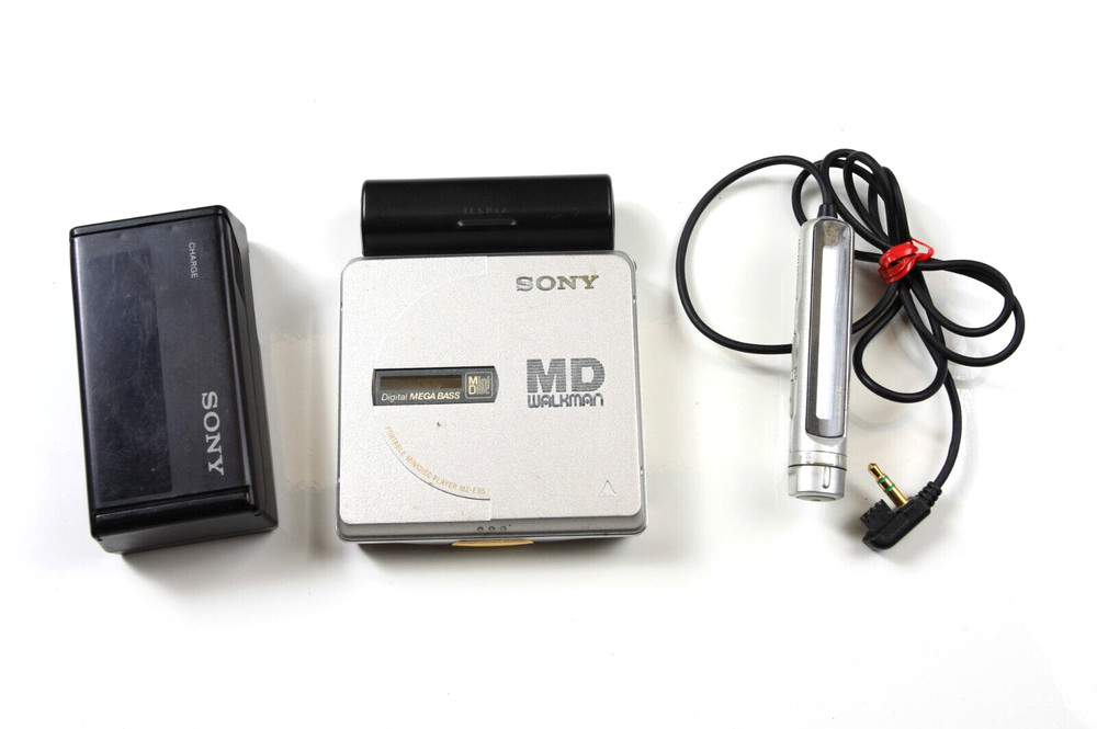 Sony md minidisc player MZ-E35 working