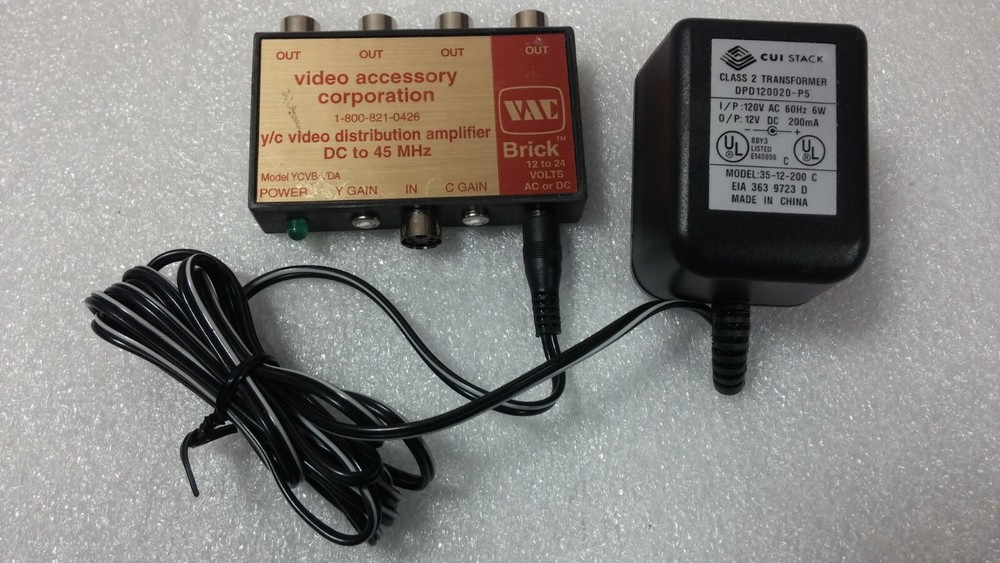 VAC Brick YCVB/VDA Video Distribution Amp