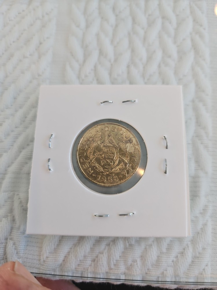 1958 GUATEMALA UN CENTAVOS