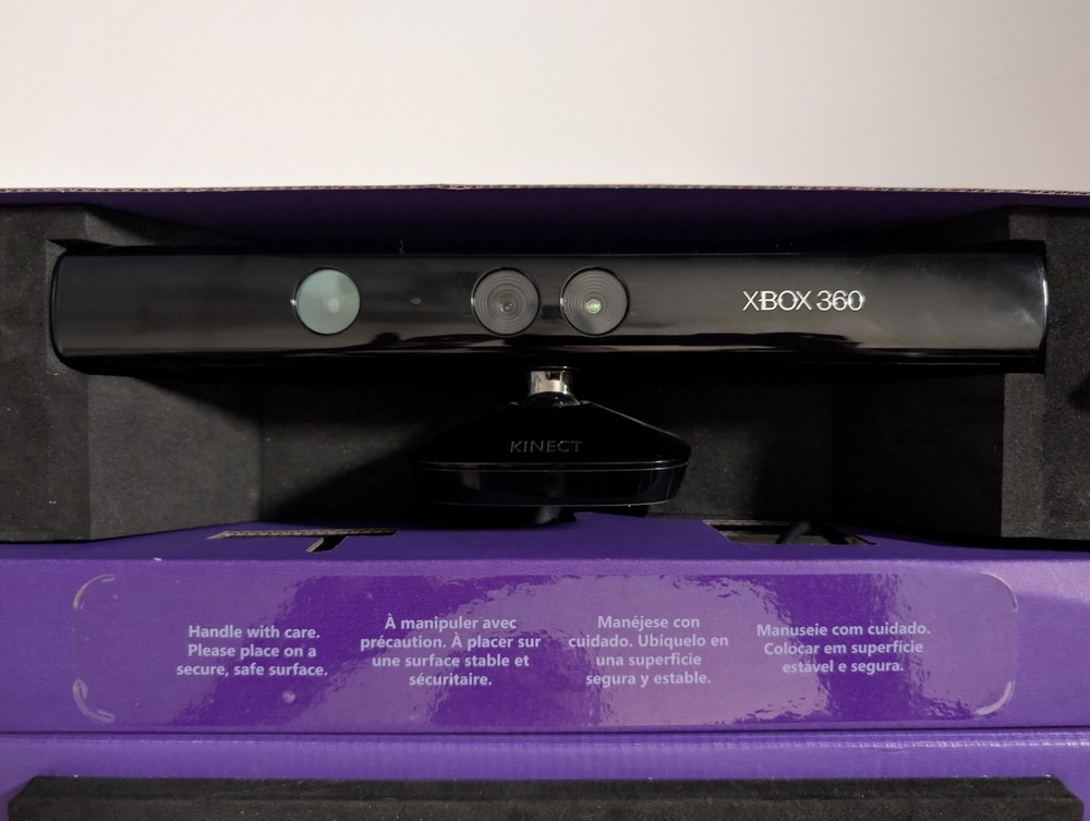 Microsoft Xbox 360 Kinect Motion Sensor Bar Black Model 1414 - Great Condition