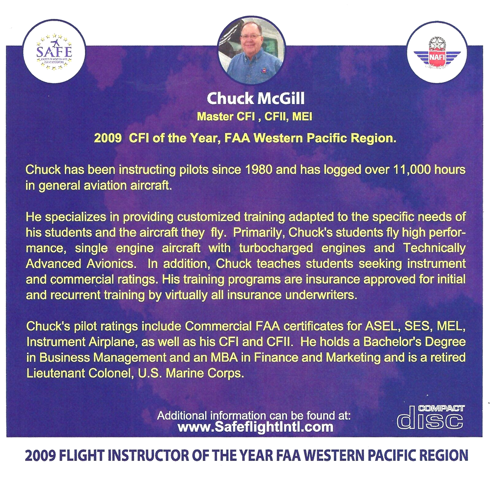 IFR Flying CHUCK McGILL MASTER CFI NEW Disc Gift INSTRUCTIONAL CD-ROM Practical