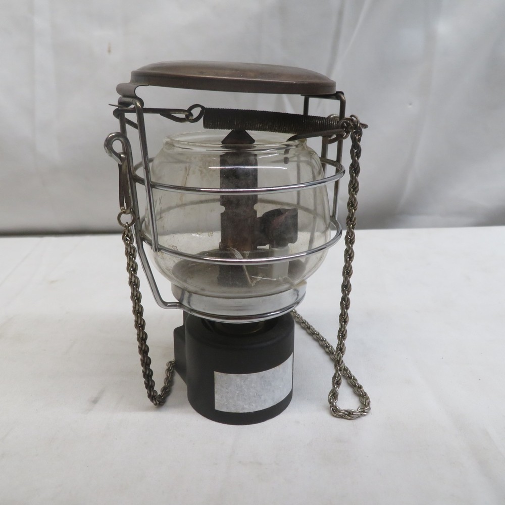 Vintage Master Glow Propane Single Mantle-Lite Hanging Lantern +MISSING KNOB+