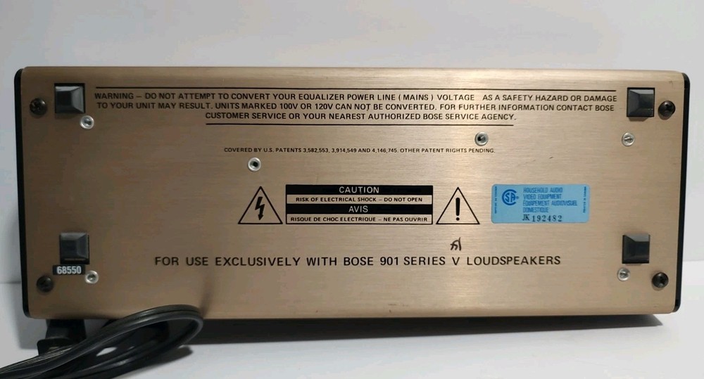 Bose 901 Series V Active Equalizer WORKS TESTED