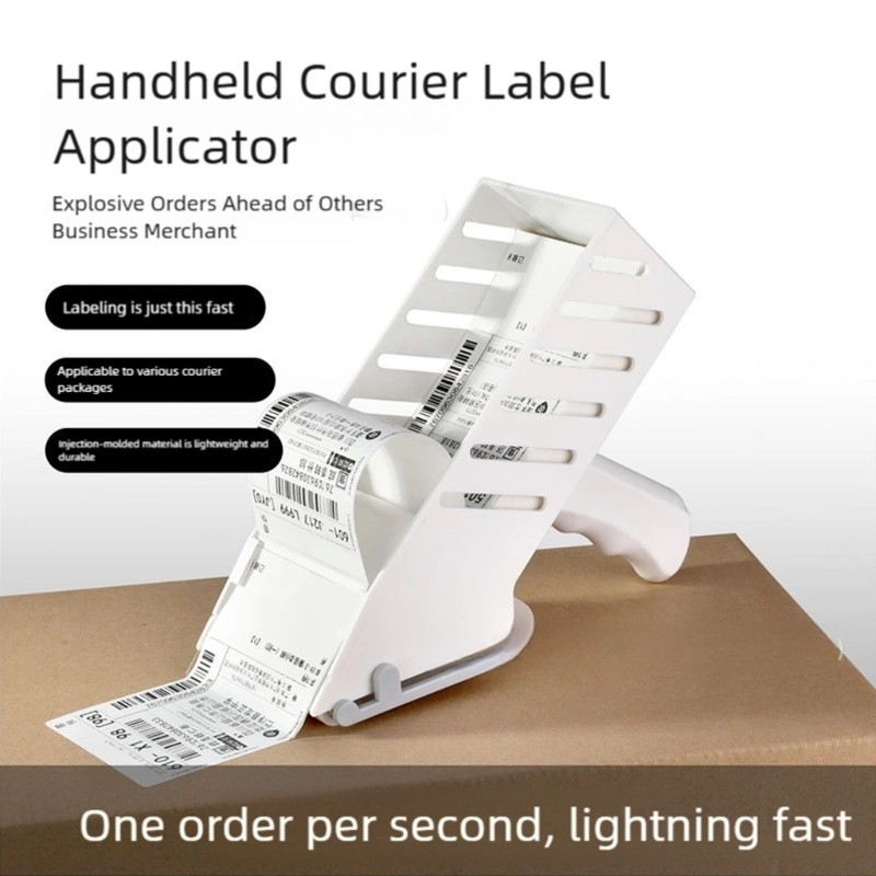Plastic Label Applicator Handheld Sticker Labeler Manual Labeling Machine Tool