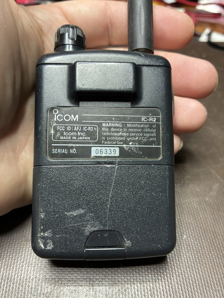 Icom IC-R2 Communications Receiver, Tested Working