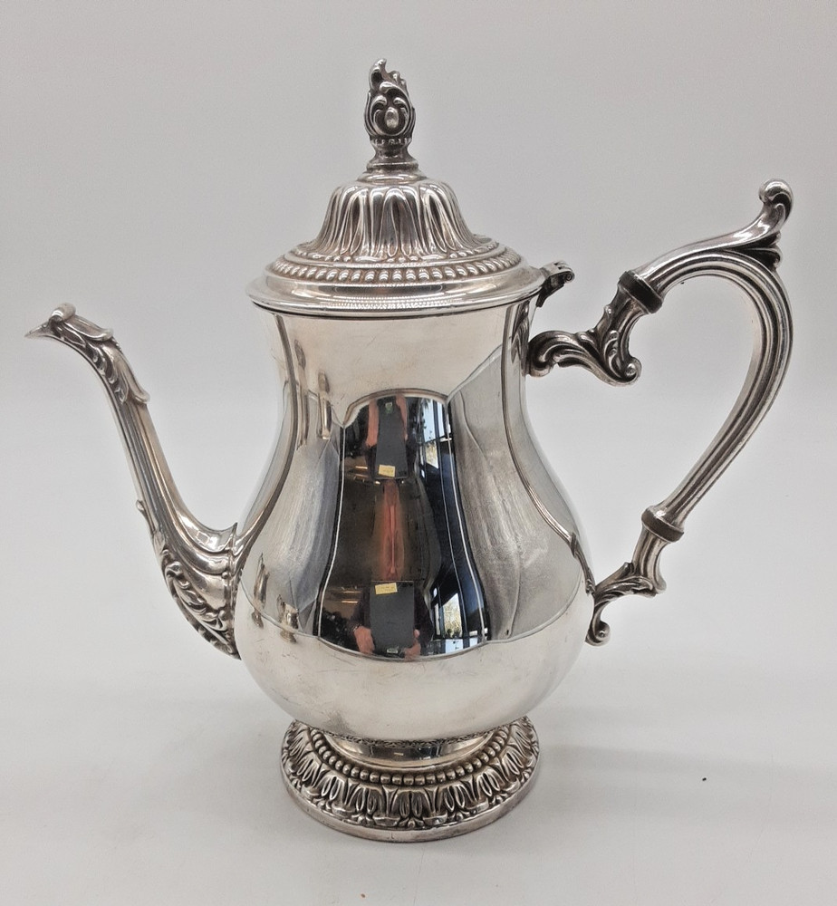 WM Rogers Silver Plate on Copper 3 piece Coffee Service