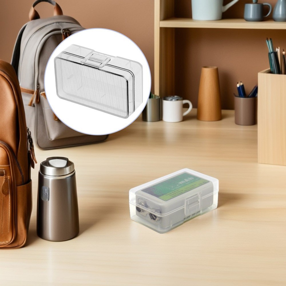 Box Rechargeable Batteries Charging Case Man Holder