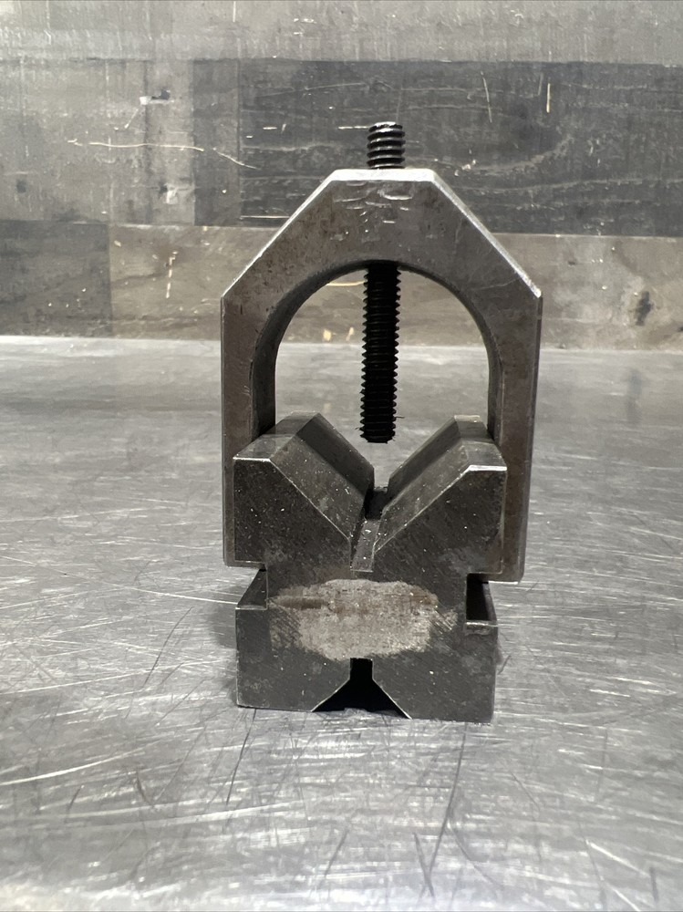 MACHINIST V-BLOCK & Clamp. Used Surplus