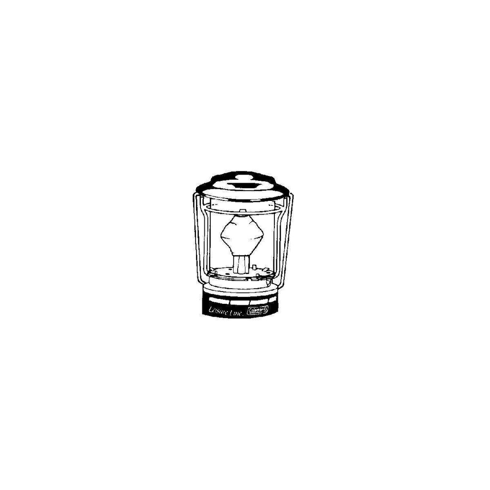 Coleman 3" Tapered Lantern Globe