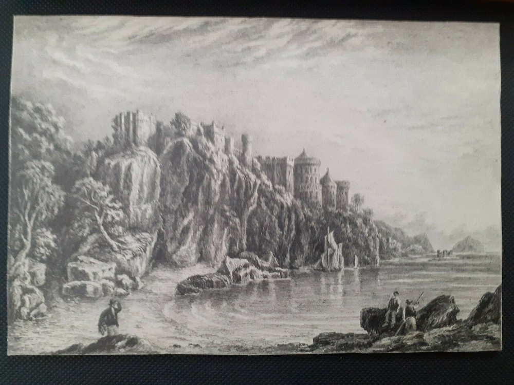 c1830s Romantic Castle overlooking lake