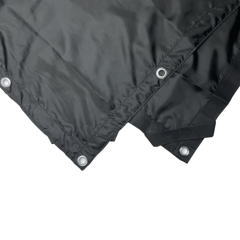 8'x8' 2.4x2.4m Black Silk Cloth Soften Diffuses Light/Overhead Butterfly