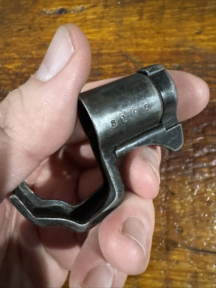 WW2 German K98 Mauser Muzzle cover. Serial Number Marked
