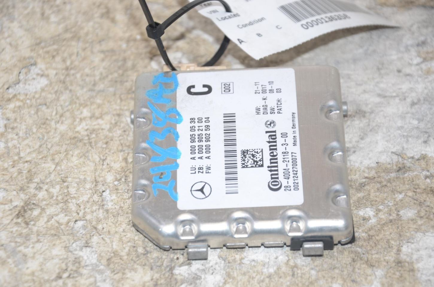 2012 2013 MERCEDES BENZ S63 Front Multipurpose Lane Keep Assist Camera 912112