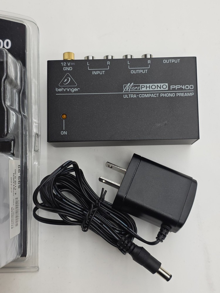 Behringer MicroPhono PP400 Phono PreAmp *Good Condition*