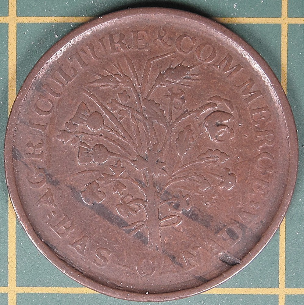 Lower Canada Un Sou token LC-31C