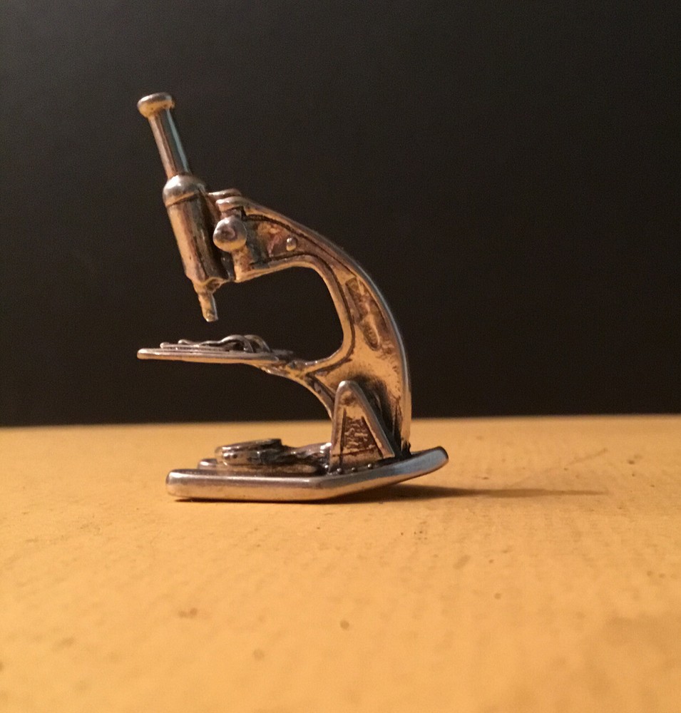 Sterling Silver Miniature Microscope
