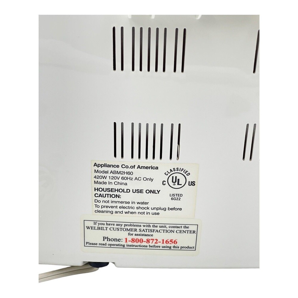 Paddle for Welbilt Bread Maker Machine Model ABM2H60 ONLY (-O-)