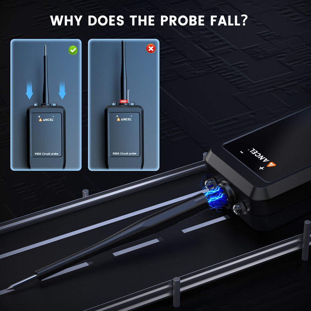 Ancel PB50 Car Circuit Power Tester Tools 12V 24V Electrical Probe System Test