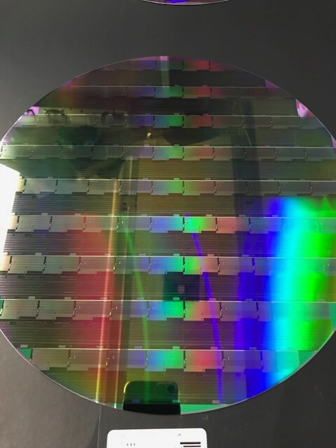 silicon wafer 12” 300mm copper pattern reclaim. Art, CPU, electronics, gifts