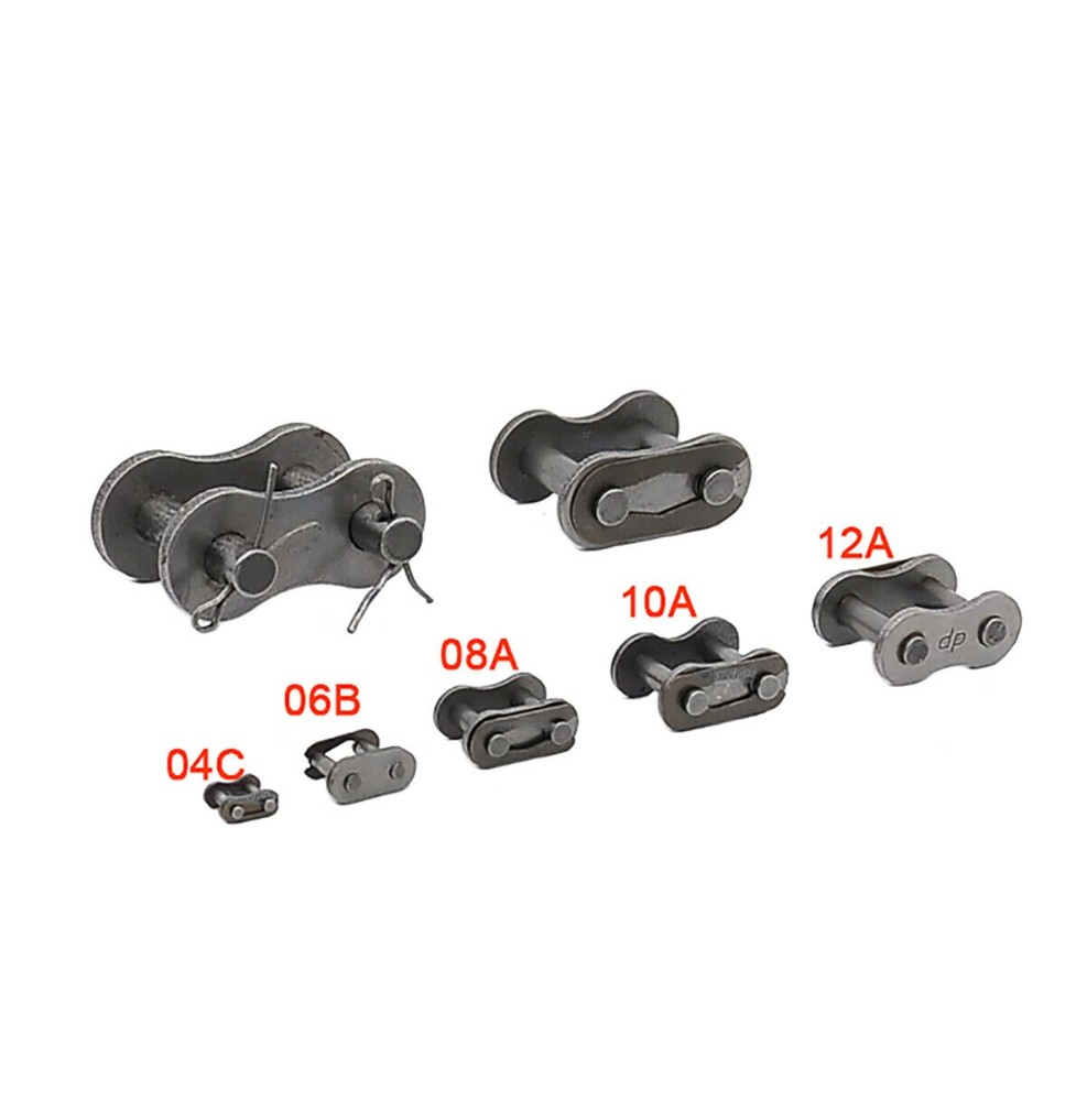 Chain Connecting Links 12A-1 Simplex Roller Chain Steel Full Link