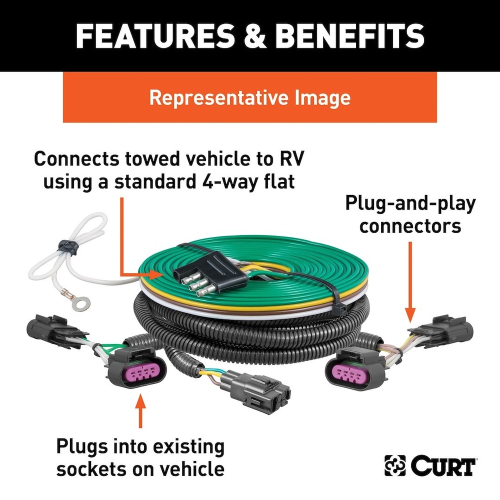 CURT 58975 WIRING HARNESS