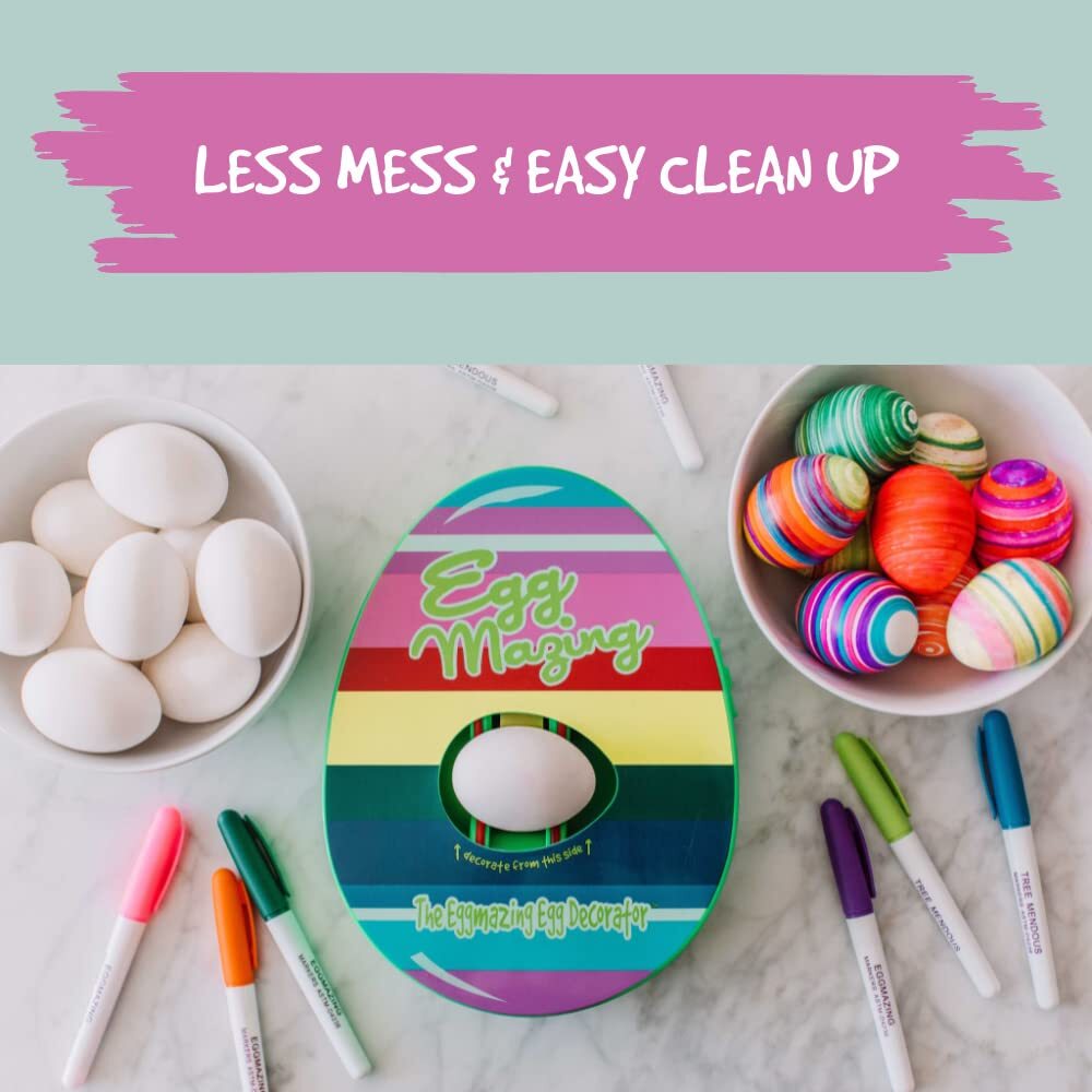 EggMazing Fun Multicolor Craft Kit for Creative Egg Decorating No Mess
