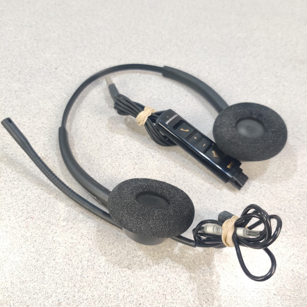 Plantronics Headset w/ Polycom DA80 USB audio Processor