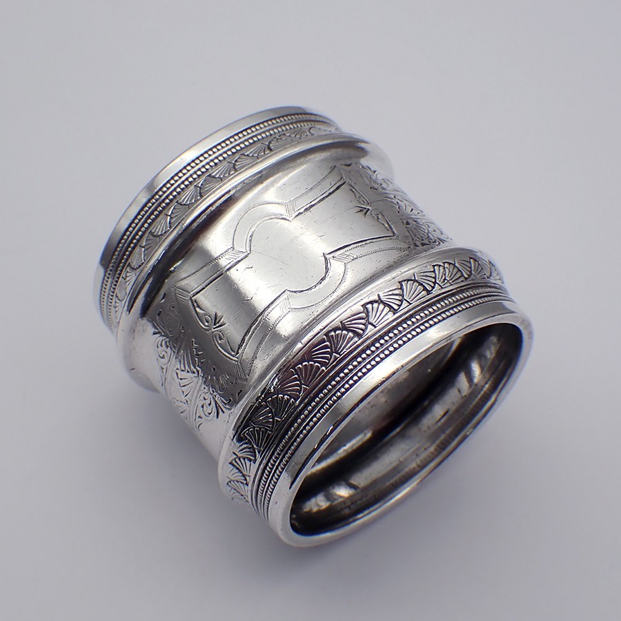 Napkin Ring Gorham Sterling Silver 1878 Mono ML