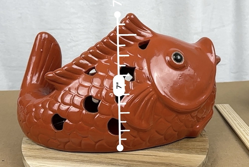 Koi Fish Large Inscent Burner Candle Holder Home Decor