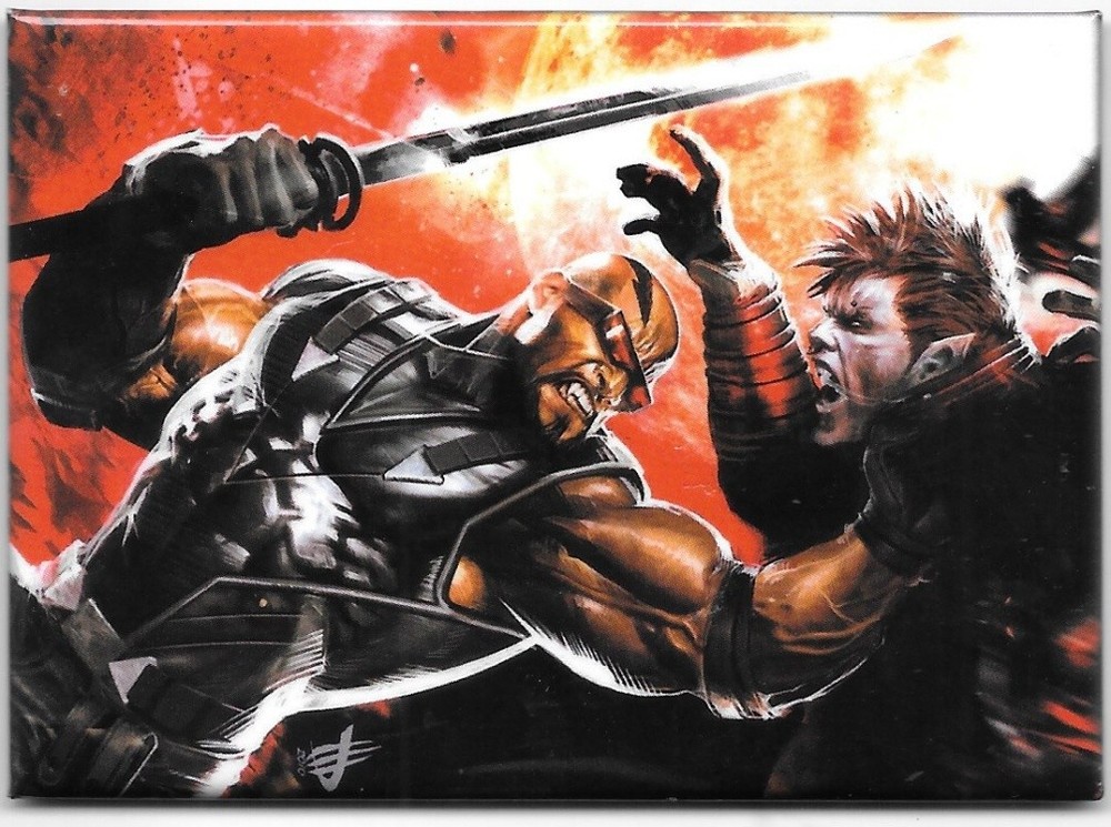 Marvel Comics Blade Vampire Hunter with Sword Image Refrigerator Magnet UNUSED