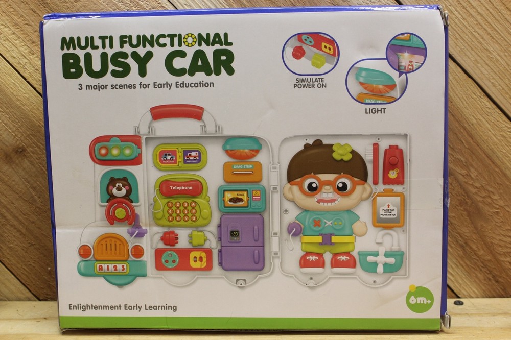 Multi Functional Busy Car. Early learning. New factory packaging.